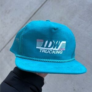 Vintage 90s Teal Trucker Hat OSFA